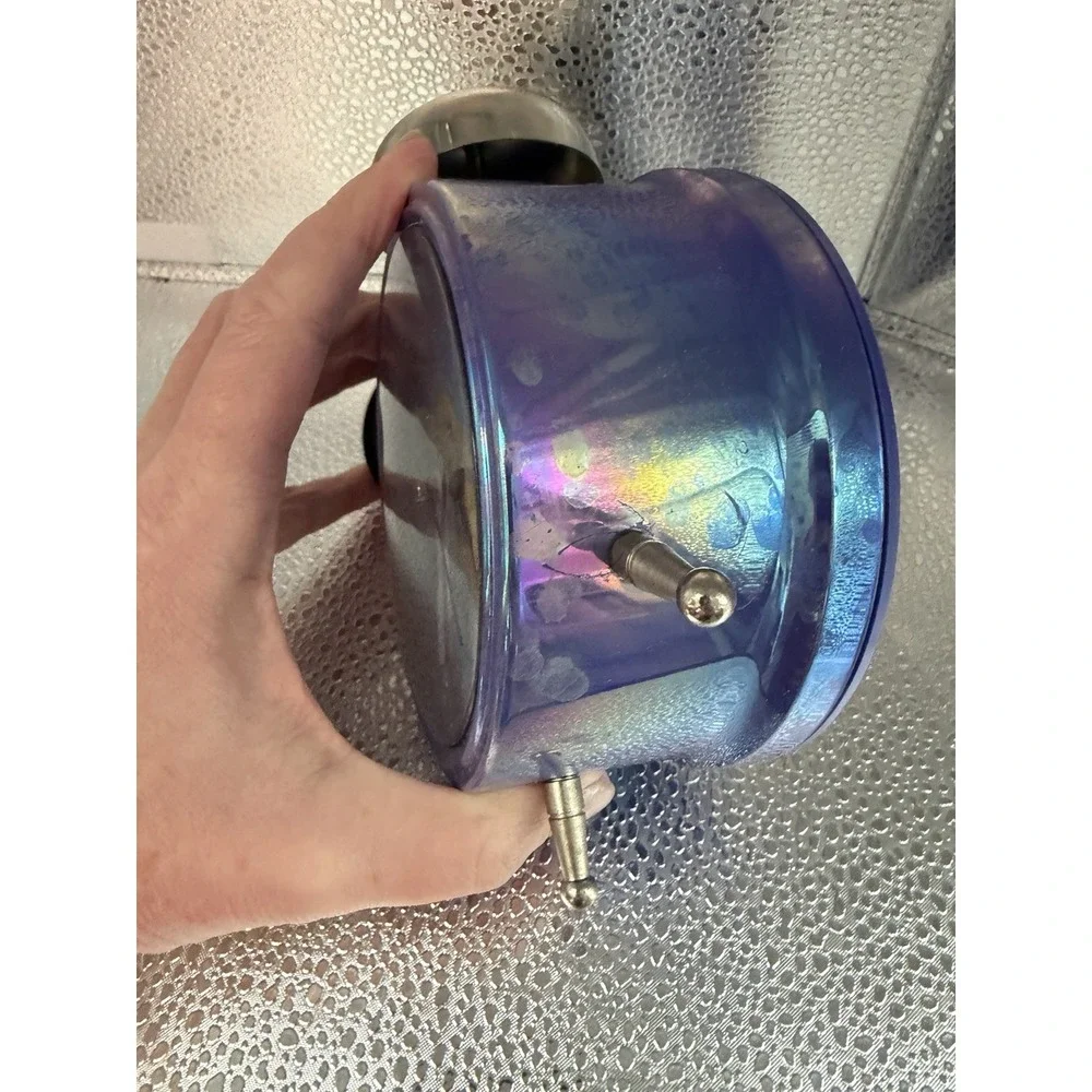 Disney Tinker Bell Clock Purple, Glow In The Dark Hands, VINTAGE.